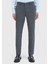 Gri Düz Dokuma Jogging Fit Casual Pantolon 2
