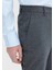 Gri Düz Dokuma Jogging Fit Casual Pantolon 3