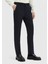 Lacivert Düz Dokuma Jogging Fit Casual Pantolon 3
