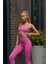 Prime FIT - Pembe Yüksek Bel Seamless Push-Up Toparlayıcı Tayt 6