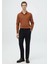Lacivert Düz Örme Jogging Fit Casual Pantolon 1