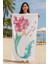 Seadream Tropikal Desenli Plaj Havlusu 70X140 cm Denizkızı 1