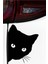 Sevimli Kedi Oto Özel Yeni Sticker Siyah 2 Adet 1