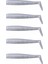 Sandeel Pearl Silver 10CM 7gr Levrek Silikonu 5 Adet 1