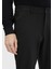 Antrasit Çizgili Örme Jogging Fit Casual Pantolon 4