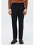 Lacivert Düz Örme Jogging Fit Casual Pantolon 2