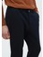 Lacivert Düz Örme Jogging Fit Casual Pantolon 4