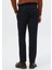 Lacivert Düz Örme Jogging Fit Casual Pantolon 5