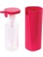 Soft Pembe Şeffaf Akrilik Sıvı Sabunluk 250 ml 7