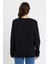 Kadın Bisiklet Yaka Rahat Kalıp 3 Iplik Kalın Brooklyn Baskılı Sweatshirt SPR24SWK29 4