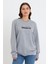 Kadın Bisiklet Yaka Rahat Kalıp 3 Iplik Kalın Brooklyn Baskılı Sweatshirt SPR24SWK29 3