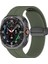 Samsung Galaxy Watch 8 40MM Için Metal Manyetik Kopçalı Silikon Kordon Krd-84 1