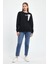 Kadın Bisiklet Yaka Rahat Kalıp 3 Iplik Kalın W.brooklyn Baskılı Sweatshirt SPR24SWK31 1
