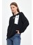 Kadın Bisiklet Yaka Rahat Kalıp 3 Iplik Kalın W.brooklyn Baskılı Sweatshirt SPR24SWK31 2