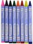 8 Glitter Crayons-Amerikan-Nontoxic-8 Renk Simli Mum Boya Seti 2