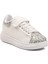 Beyaz Simli Cırtlı Hafif Esnek Kız Çocuk Spor Ayakkabı 2540-26K P 3