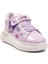 Lila Rugan Simli Cırtlı Hafif Esnek Kız Çocuk Spor Ayakkabı 2540-26K P 3