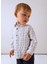 Erkek Bebek Kareli Gömlek Beyaz 1