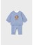 Newborn Kız Bebek Örme Takım Mavi 1