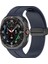 Samsung Galaxy Watch 8 44MM Için Metal Manyetik Kopçalı Silikon Kordon Krd-84 1