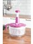 P-Design Solingen Pembe Salata Sebze Kurutucu Ayran Çırpıcı Basma Kollu Süzgeç 1