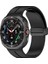 Samsung Galaxy Watch 8 Classsic 46MM Için Metal Manyetik Kopçalı Silikon Kordon Krd-84 1