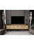Lunaris Tv Ünitesi - Tv Sehpası 180 cm %100 Mdf Lake Ahşap Ayaklı 1