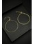 Unisex Kararmaz Ultra Ince Italyan Silindir ve Gurmet Zincir Gold Çelik Bileklik 2