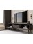 Lunaris Tv Ünitesi - Tv Sehpası 200 cm %100 Mdf Lake Ahşap Ayaklı 3