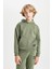 Erkek Çocuk Oversize Geniş Kalıp Kapüşonlu Cepli Okul Sweatshirt D1646A824AU 7