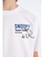 Erkek Çocuk Snoopy Bisiklet Yaka Kısa Kollu Tişört D2100A824HS 11