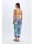 Regular Fit Desenli Vual Pareo-Fall in Love D2745AXNS 13