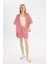 Coool Regular Fit Normal Bel Kısa Paça Poplin Şort D3469AX24HS 13