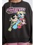 Kız Çocuk PowerPuff Girls Oversize Geniş Kalıp Bisiklet Yaka Sweatshirt D2823A824WN 11
