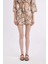 Yüksek Bel Kısa Paça Vual Şort D3175AX24SM 10