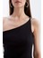Bodycon Vücudu Saran Tek Omuzlu Kolsuz Mini Abiye Elbise D3272AXNS 18