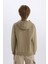 Erkek Çocuk Kapüşonlu Baskılı Sweatshirt D3037A824WN 10