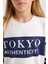 Kız Çocuk Oversize Geniş Kalıp Bisiklet Yaka Baskılı Sweatshirt D3806A824WN 11