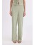 Wide Leg Geniş Paça Beli Lastikli Basic Düz Bürümcük Pantolon D3570AX24AU 10