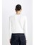 Regular Fit Basic Düz Bisiklet Yaka Düğmeli Triko Hırka A4731AX24WN 11