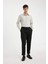 Modern Fit Modern Kesim Poplin Düz Pamuk Karışımlı Uzun Kollu Gömlek D3375AX24AU 7