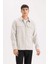 Regular Fit Polo Yaka Fitilli Kadife Gömlek Ceket D3380AX24AU 12