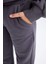 Kız Çocuk 2'li Takım Kapüşonlu Baskılı Sweatshirt Beli Lastikli Jogger Eşofman Altı D4057A824WN 11