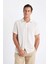 Regular Fit Yazlık Polo Yaka Pamuklu Basic Düz Kısa Kollu Gömlek D2924AX24SM 9