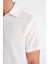 Regular Fit Yazlık Polo Yaka Pamuklu Basic Düz Kısa Kollu Gömlek D2924AX24SM 11