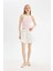 Coool Relax Fit Normal Bel Kısa Paça Keten Karışımlı Şort D3468AX24HS 7