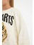 Kız Çocuk Harry Potter Oversize Geniş Kalıp Bisiklet Yaka Sweatshirt D3861A824AU 11