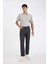 Regular Fit Normal Kesim Pantolon Düz Paça Cepli Basic Düz D1049AX24WN 11