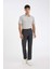 Regular Fit Normal Kesim Pantolon Düz Paça Cepli Basic Düz D1049AX24WN 12