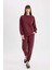 Regular Fit Jogger Eşofman Altı Basic Düz Beli Lastikli Bağcıklı Cepli V2699AZ24WN 6